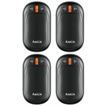 4 Pack Hand Warmers Rechargeable, 4 Pack 2000mAh Electric Hand Warmers Reusable, 12Hrs Long Heating, Portable Pocket Handwarmer Great Gift for Outdoors, Hunting, Golf, Camping