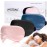 Sleep Mask Silk Eye Mask for Sleeping, Super Soft Blackout Eye Mask for Women Men, Side Sleeper Covers for Sleeping with Adjustable Straps, Travel Sleep Mask, 3 Pack