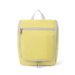 Della Gao Travel Hanging Toiletry bag for Men & Women, Water-resistant Sturdy Nylon Toiletries Organizer for Cosmetics, Makeup Brushes, Shaving Tools, Bathroom Bag, Yellow