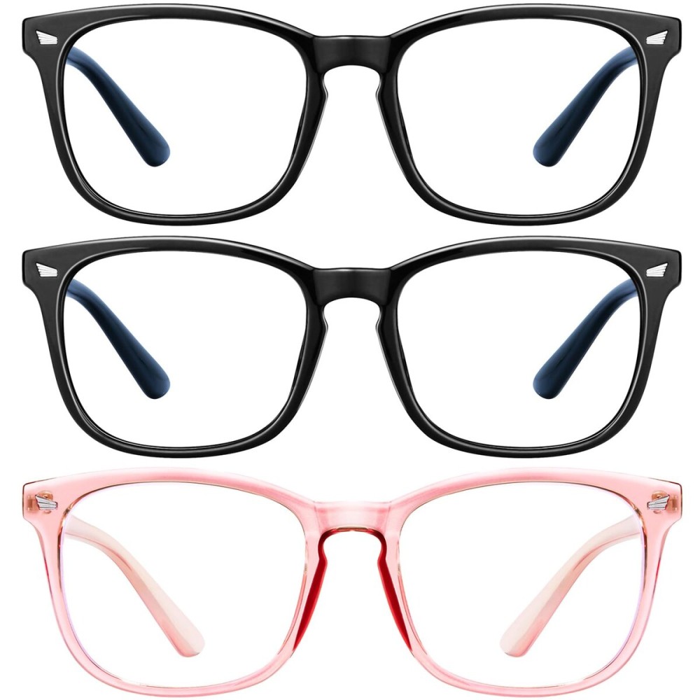 hunsquer Blue Light Glasses for Woman/Men Computer Blue Light Glasses