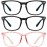 hunsquer Blue Light Glasses for Woman/Men Computer Blue Light Glasses