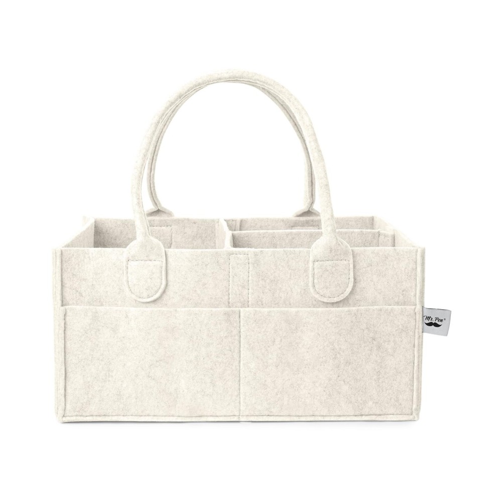 Mr. Pen- Baby Diaper Caddy Organizer, Beige, Baby Organizer, Car Diaper Caddy