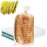 Reusable Plastic Bread Bags for Homemade Bread - 50 Pack Clear Bag with Ties For An Airtight Moisture-free Preservation and Storage - Loaf For Home Bakers and Bakery Owners