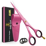 The Cut Factory- 6.5 Professional Hair Scissors - High Carbon 420 Stainless Steel Hair Cutting Scissors, Ultra-Sharp Barber Shears for Salon & Home (PINK)