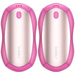 Hand Warmers Rechargeable, Electric Hand Warmers 2 Pack with Smart Chips Long Safe Heat, Portable Pocket Heater,Gifts for Christmas,Golf,Camping,Hunting, Stocking Stuffers