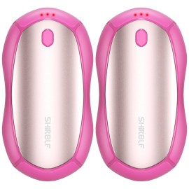 Hand Warmers Rechargeable, Electric Hand Warmers 2 Pack with Smart Chips Long Safe Heat, Portable Pocket Heater,Gifts for Christmas,Golf,Camping,Hunting, Stocking Stuffers