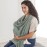Itzy Ritzy Breastfeeding Boss Multi-Use Cover - A Nursing Cover, Swaddle, Car Seat Wrap, Tummy Time Mat & Burp Cloth All in One - Made of Soft Muslin Fabric & Measures 47 x 47 (Sage Mudcloth)