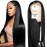 CUTE BEIN 250 Density 30 Inch Lace Front Wigs, 100% Human Hair,[2-Year Life,260g], 13x6 Straight HD Transparent Lace Frontal Wigs for Black Women, Glueless Wigs Pre Plucked with Baby Hair