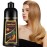 Onilyua Natural Blonde Brown 3-IN-1 Golden Hair Dye Shampoo 500ml, Colors in 10-15 Mins, 100% Coverage for All Hair Types (Blonde Brown)
