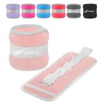 Ankle Weights, Wrist Leg Arm Weights for Women Men Kids with Adjustable Straps, Strength Training Weighted for Jogging, Running, Walking, Fitness, Gym Workout - 2LBS Pair (1 LB Each Weight), Light