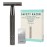 Matte Gun Black Double Edge Safety Razor, Single Blade Razors for Men and Women, with 10 Stainless Steel Safety Razor Blades, Reusable, Eco-friendly, Smooth and Close Shaving, Plastic Free