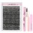 Lash Extension Kit 300 Pcs Lash Clusters Kit Lash Bond and Seal Waterproof DIY Lash Extension Kit Lash Remover Eyelash Brush Lash Tweezers Eyelash Extension Kit (Set 40D-0.07D-8-18Mix)
