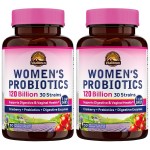 Vitalitown Probiotics for Women 120 Billion CFUs, 30 Strains, with Prebiotics & Digestive Enzymes & Cranberry, Gut & Vaginal Health, Vegan 60 (Pack of 2) Delayed Release Caps