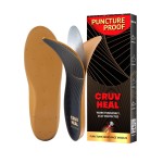 Puncture Resistant Work Insole - Nail Proof - Steel Toe Inserts - Work Boot Insoles for Men and Women - Insoles Standing All Day - Flat Feet (S, Yellow)