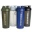 Smartshake Lite 4-Pack Protein Shaker Bottle 1000 ml | 34 oz - Leakproof Screw-on Lid - BPA Free - Unisex - Mist Gray, Army Green, Black, Navy Blue