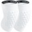 COOLOMG Basketball Knee Pad for Kids Youth Adult, Compression Anti-slip Knee Sleeve for Volleyball Football, Sports Knee Protector (1 Pair) White S