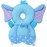 Baby Walker Head Protector Backpack, Toddler Adjustable Baby Head Protection Fall Pillow Safety Pad for Baby Walking and Crawling (Star Elephant)
