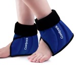 Comfpack Ankle Ice Pack Wrap Heel Ice Pack for Pain Relief, Hot Cold Therapy Cold Pack for Plantar Fasciitis, Achilles Tendonitis, Ankle Sprain, Foot Pain, 2Packs