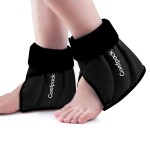 Comfpack Ankle Ice Pack Wrap Heel Ice Pack for Pain Relief, Hot Cold Therapy Cold Pack for Plantar Fasciitis, Achilles Tendonitis, Ankle Sprain, Foot Pain, 2Packs