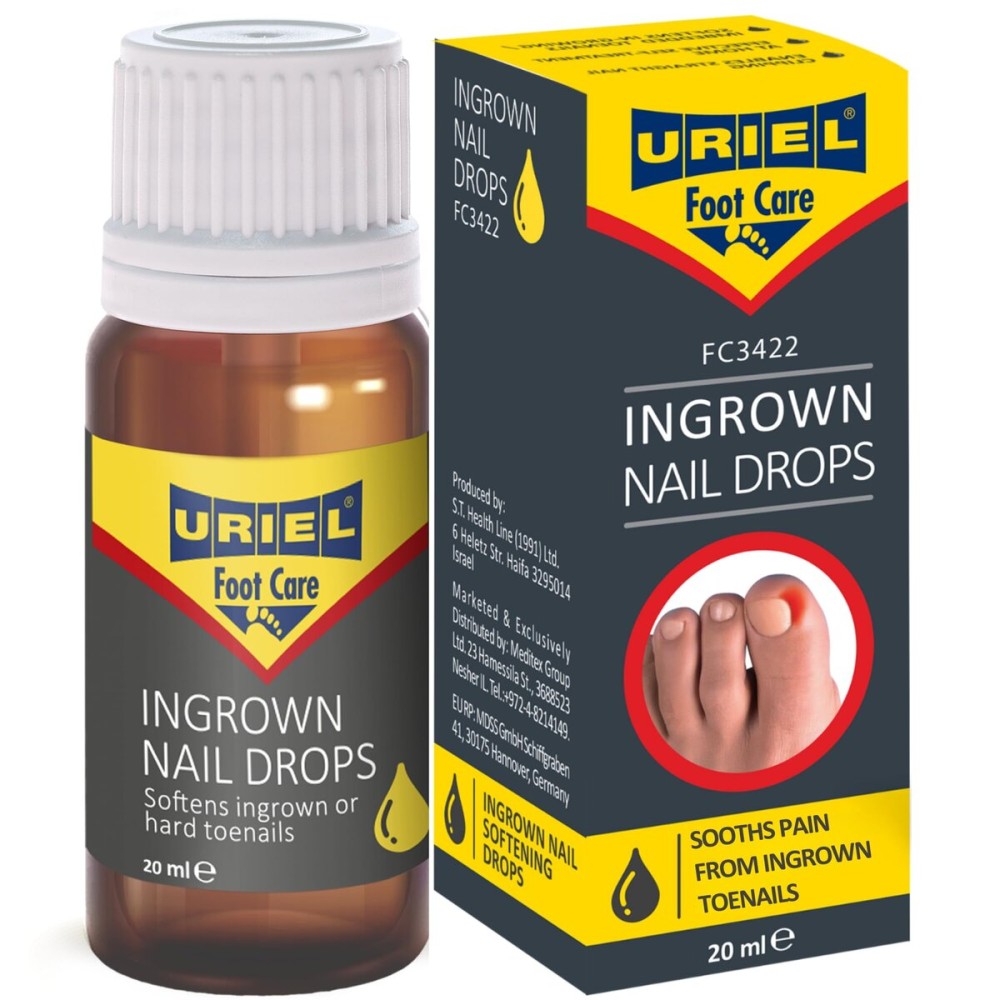 URIEL UPGRADED Ingrown Toenail Treatment, Ingrown Toenail Removal Kit, Ingrown Toenail Corrector, Ingrown Nail Kit Ingrown Toenail Tool 20ml