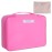 Queboom Travel Makeup Bag Cosmetic Bag Makeup Bag Toiletry bag for women and men (Light pink)