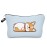 Deanfun Small Makeup Case - Cute and Waterproof Cosmetic Bag for Women(Corgi D5-55061)