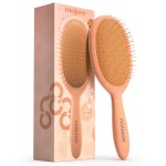 FRAMAR Wet Hair Brush Detangler - Wet Hair Brushes For Women, Detangle Brushes For Thick Hair, Cepillos Para Cabello Detangler Brush - Sienna