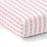 100% Organic Cotton Fitted Sheets for Standard Crib and Toddler Mattresses/Pads 28 x 52 and up to 6 Thick. Fits, Dream On Me, Lullaby, Safety 1st, Newton, and Others. Pink Stripes