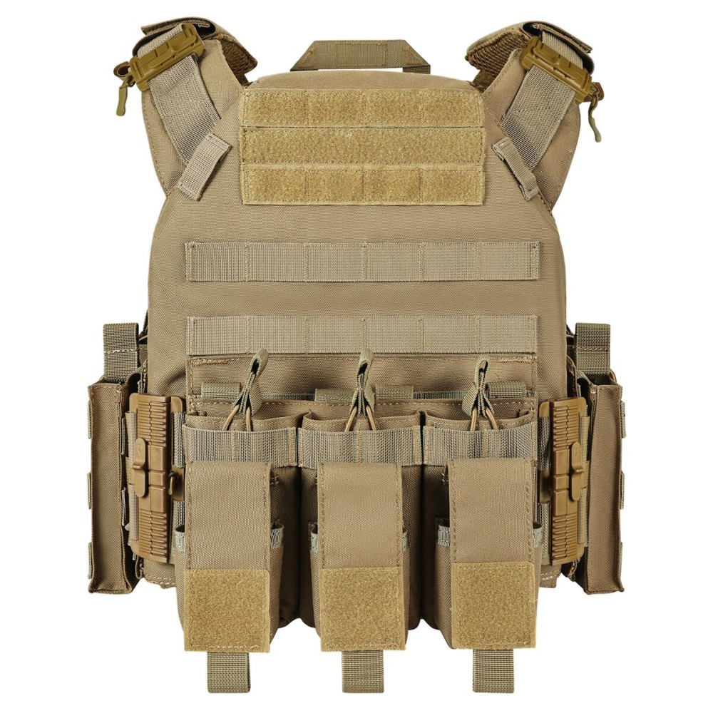 GFIRE Quick Release Lightweight Vest Adjustable Breathable Weighted Vest for Training(Brown)