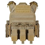 GFIRE Quick Release Lightweight Vest Adjustable Breathable Weighted Vest for Training(Brown)