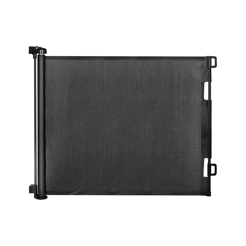 Veraste Retractable Baby Gate for Doorways and Stairs, Mesh Safety Gate for Pet, Indoor & Outdoor Use, One-Hand Operation, Easy Installation, 33.6 Tall, Expands to 71 WideBlack,33.6x71