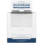 Clean Skin Club Clean Towels XL Supreme, 100% USDA Biobased Face Towel, Disposable Face Towelette, Eczema Association Accepted, Thicker Textured Dry Wipes, Ultra Absorbent & Soft, 1 Pack, 50 Ct