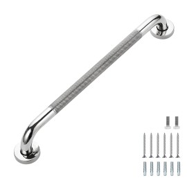 Grab Bars for Shower, 2 Pack 20-Inch Anti Slip Shower Handles for Elderly, Safety Shower Grab Bar, Stainless Steel Handicap Grab Bars for Bathroom (Polished Nickel 1 Diameter)