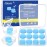 Ear Plugs for Sleeping, 16 Moldable Noise Cancelling Silicone Earplugs for Swimming, Snoring, Sleep and Studying, Blue