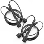 Adjustable Jump Rope for Fitness and Exercise - Skipping Rope for Cardio, Boxing, and Weight Loss - Speed Rope perfect for Men & Women