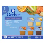 Gerber 2nd Foods Natural for Baby WonderFoods Baby Food, Variety Pack, 4 oz Tubs (32 Pack)