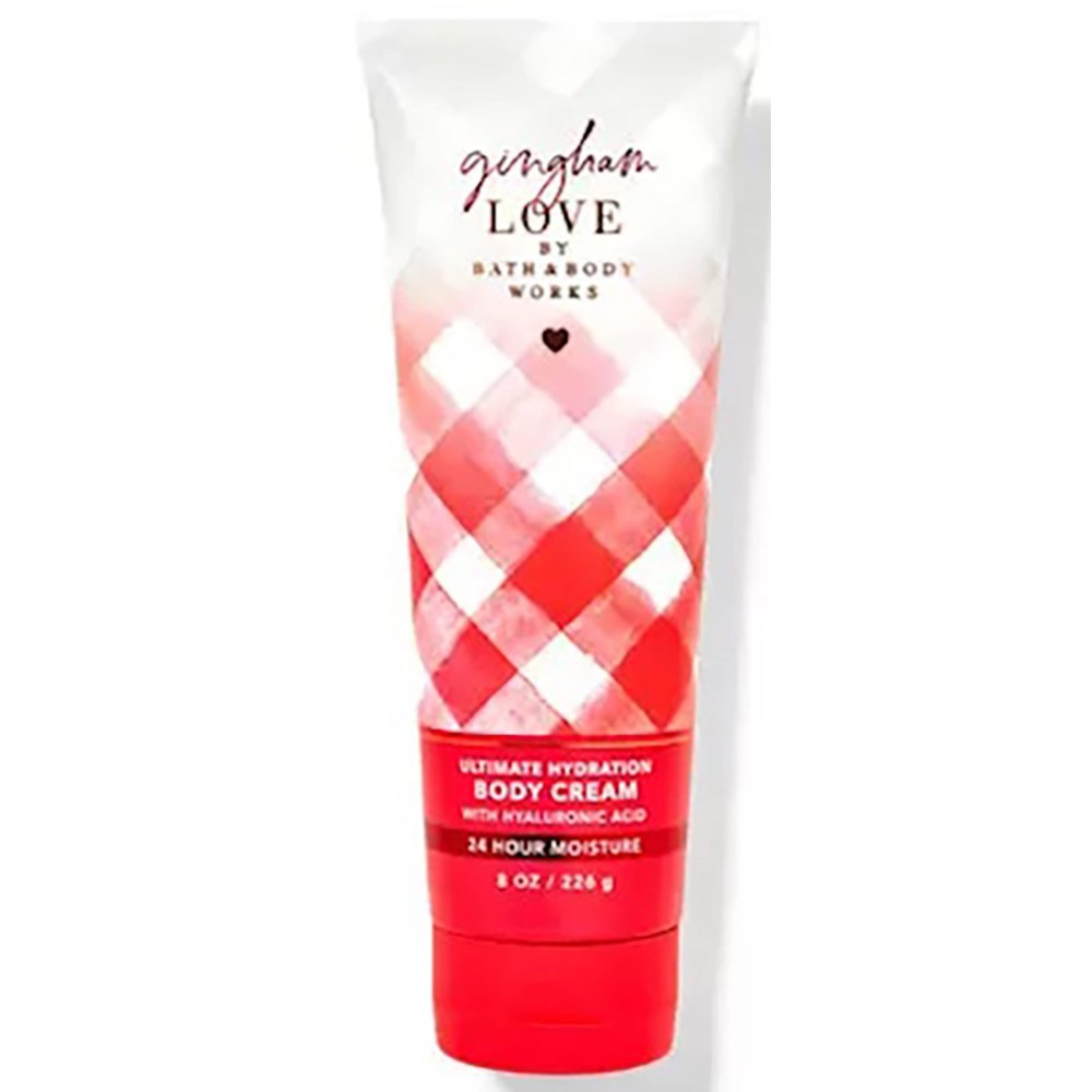 Bath & Body Works Gingham Love Ultimate Hydration Body Cream Gift Set For Women, 8 Fl Oz (Gingham Love)