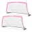 RUNBOW 6x4 ft Portable Kids Soccer Goal for Backyard Practice Soccer Net with Carry Bag (6x4 FT, 2 Pack, Pink)