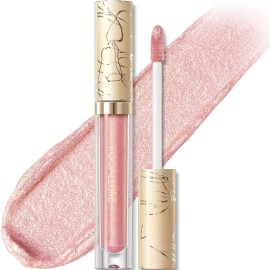 FOCALLURE Metallic Liquid Lipstick,Non Stick Cup Lip Gloss,High Impact Lip Color with Transfer-proof Wear,Long Lasting & Waterproof Lipstick Makeup for Women,PK03 Candy Castle