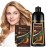 Fvquhvo Instant Hair Color Shampoo, Blonde Brown for Women Men, Long Lasting Brown Hair Dye Colors in Minutes, Easy to Use