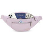 MAXTOP Large Crossbody Fanny Pack with 4-Zipper Pockets,Gifts for Enjoy Sports Festival Workout Traveling Running Casual Hands-Free Wallets Waist Pack Phone Bag Fits All Phones