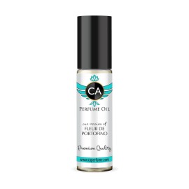 CA Perfume Impression of Fleur De Portofino Unisex Fragrance Oil Floral Fruity Scent Long Lasting Perfumes for Women & Men Travel Size TSA Ready Mini Parfum Body Oil Roll-on 0.33 Fl Oz 10ml