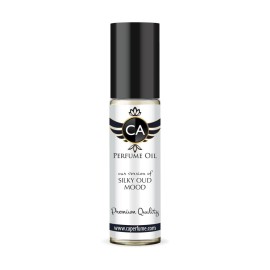CA Perfume Impression of Silky Oud Mood Unisex Fragrance Oil Amber Scent Long Lasting Perfumes for Women & Men Travel Size TSA Ready Mini Parfum Body Oil Roll-on 0.33 Fl Oz 10ml