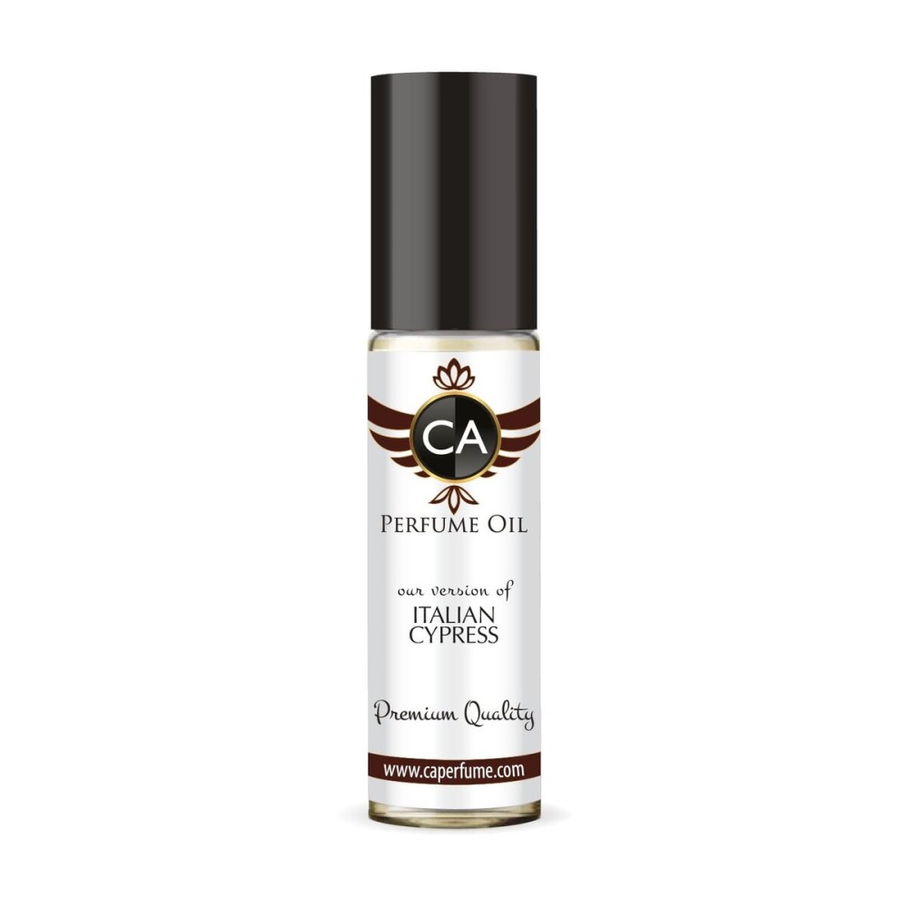 CA Perfume Impression of Italian Cypress Unisex Fragrance Oil Woody Chypre Scent Long Lasting Perfumes for Women & Men Travel Size TSA Ready Mini Parfum Body Oil Roll-on 0.33 Fl Oz 10ml