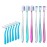 Fregum V+A Shaped Orthodontic Toothbrush for Braces, with 6 Interdental Brushes, Soft Bristles, 6 Count