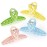 Big Hair Claw Clips Large Butterfly Hair Clips for Women 5.1 Large Transparent Clip Larger Size Hair Clip for Girls Clear Candy Hair Clip Hair Accessories for Long Thin Thick Hair 4 Pcs