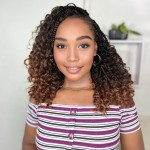 Yewell 9 Packs Goddess Box Braids Crochet Hair Boho Crochet Box-Braids With Curly Ends Crochet-Hair For Black Women, 12 Inch Pre Looped Bohemian Crochet Box-Braiding (12Inch 9 Packs,T30)