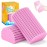 YFUIF 2-Pack Damp Clean Duster Sponge, Magic Sponge Eraser Baseboard Cleaner Tool, Dusters for Cleaning Blinds, Glass, Vents, Railings, Mirrors,Window Track Grooves and Faucets