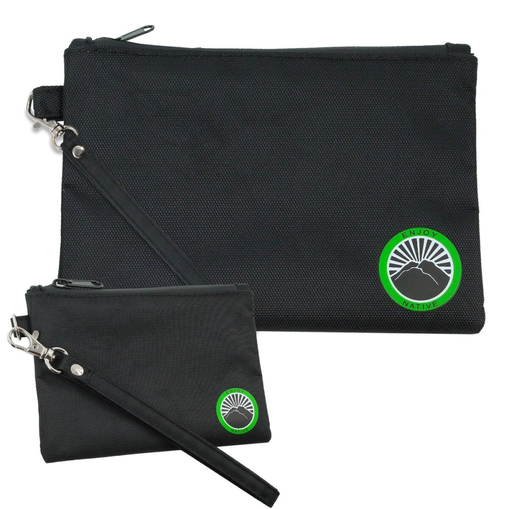 Large and Small Smell Proof Bag Combo, Smell Proof Container, Dog Tested Odor resistant Bag, Best Zipper Odor sealing Pouch Herbs, coffee & Travel Medicine Bag, Scent resistent Containers