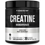 Jacked Factory Creatine Monohydrate Powder 150g - 5g Daily Creatine Supplement for Men and Women, Vegan-Friendly, Third-Party Tested - 30 Servings, Unflavored